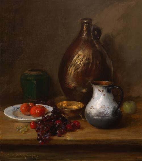 Still Life (Fruit and Pottery)