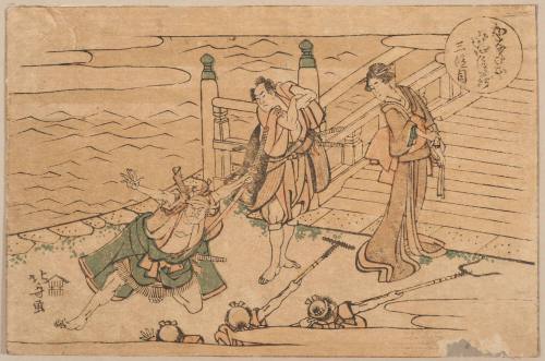Act III from the series The Storehouse of Loyal Retainers (Kanadehon Chūushingura)
