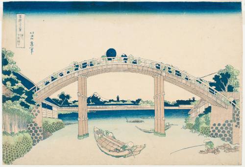 No. 4, Under Mannen Bridge at Fukagawa(Fukagawa Mannen bashi no shita)