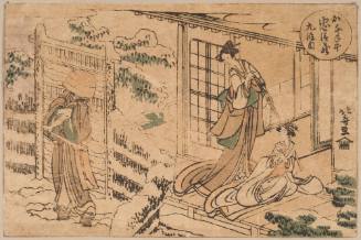 Act IX from the series The Storehouse of Loyal Retainers (Kanadehon Chūshingura)