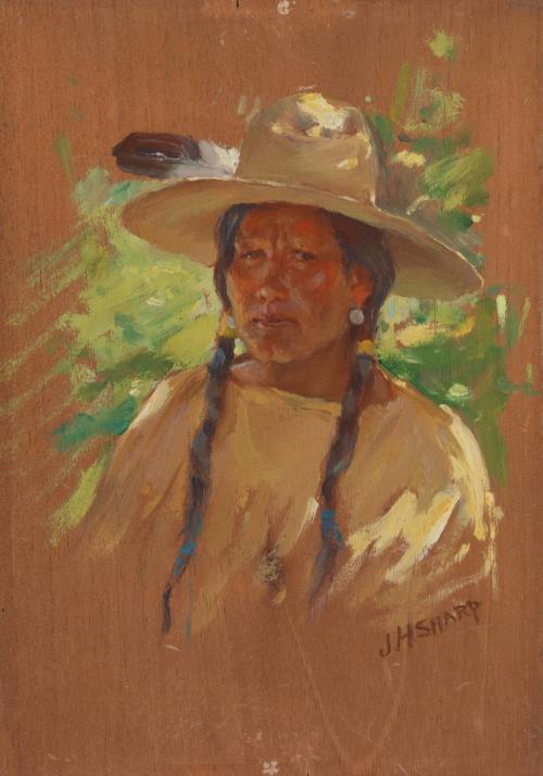 Head of a Crow Indian