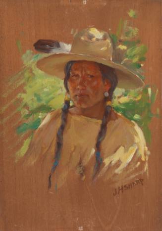 Head of a Crow Indian