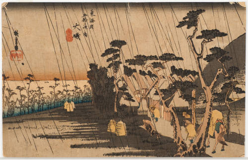 No. 9, Toras Rain at Oiso (Oiso Tora ga ame)