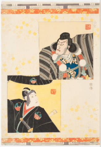 Ichikawa Danjūrō VII And VIII as Benkei and Sukeriku