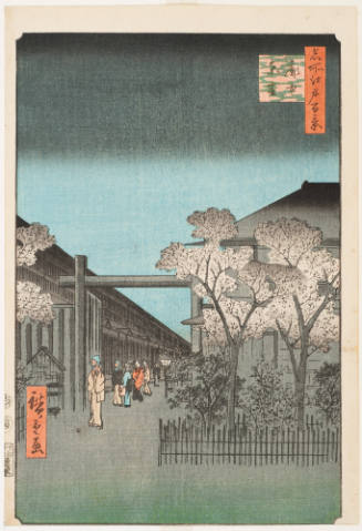 No. 38, Dawn in the Licensed Quarters (Kakuchū shinonome)
