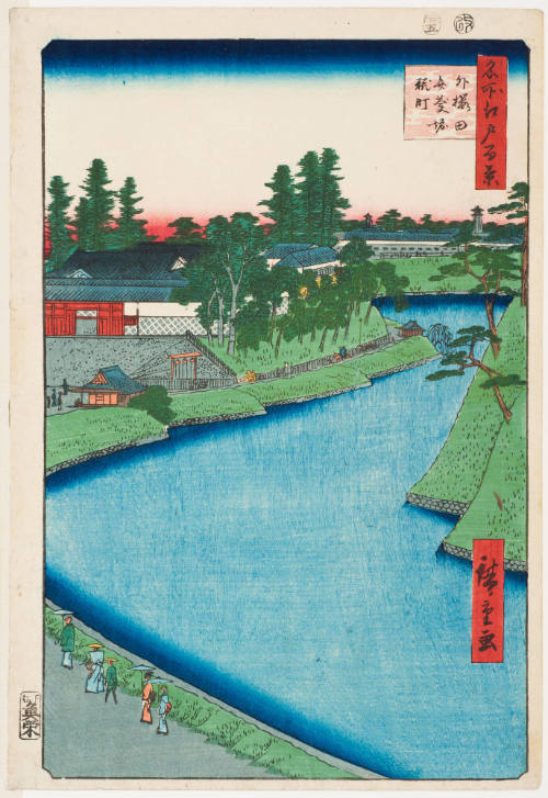 No. 66, Kōjimachi at Benkei Moat, from Sakurada Gate (Soto Sakurada Benkeibori Kōjimachi)