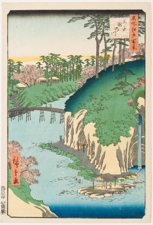 No. 88, Takino River at ÅŒji (ÅŒji Takinogawa)