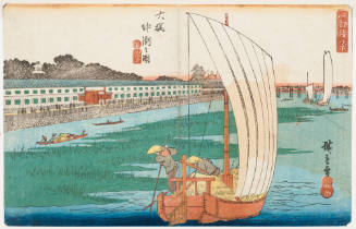 The Great Bridge and Nakazu (ÅŒhashi Nakazu no zu)