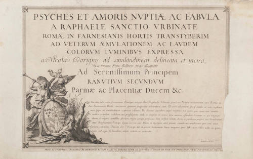 Title Page of the History of Cupid and Psyche