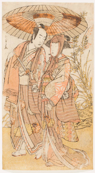 Segawa Kikunjo III & Bandō Mitsugorō I as Lovers in Autumn Field