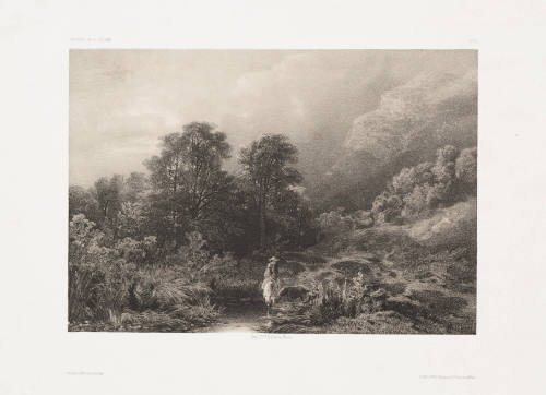 Landscape with Horse and Rider in the Foreground