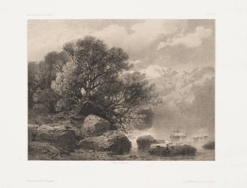 Landscape with Large Tree on the Left