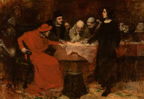 Columbus before the Council of Salamanca