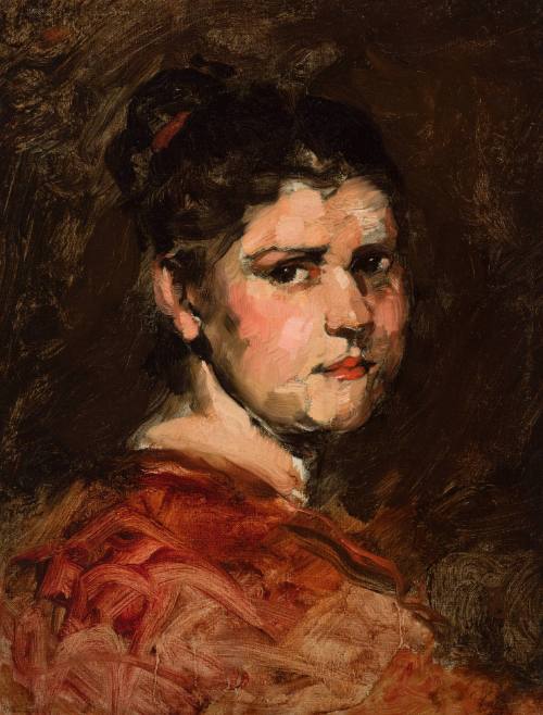 Girl with Dark Eyes, Study