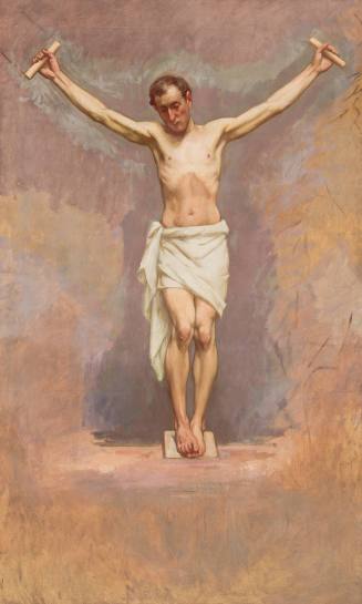 Sketch for Christ Figure for "Crucifixion"