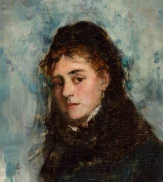 Woman in Black Scarf