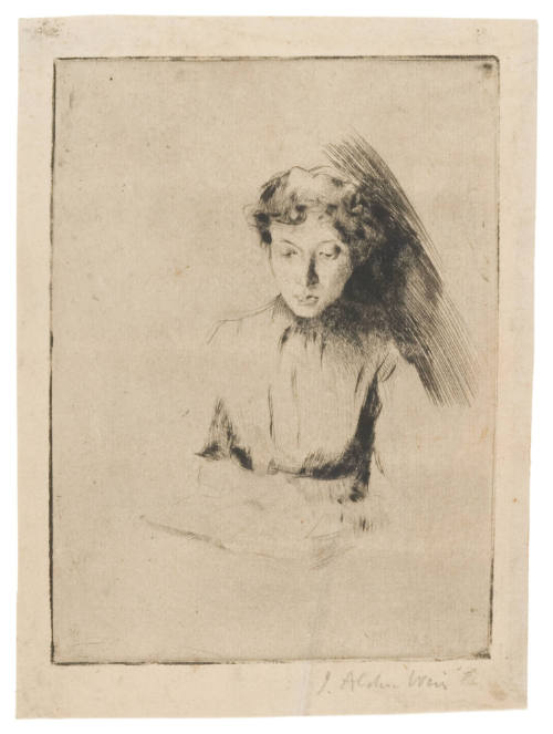 The Little Portrait (Young Woman)