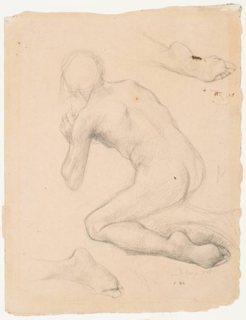 Figure Study for "Annunciation to the Shepherds" (l'Annonciation aux bergers)