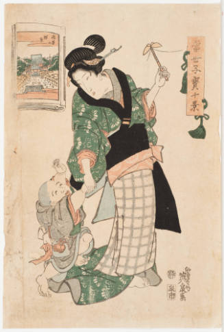 Crowds at Asakusa (Asakusa no gunshū)