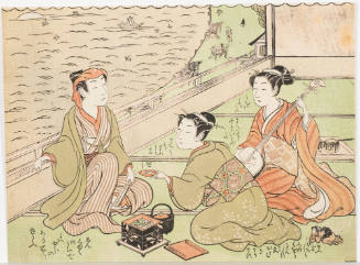 Woman Entertaining a Client