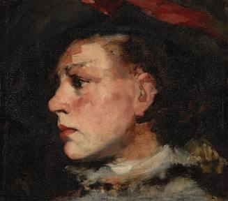 Profile of Girl with Hat