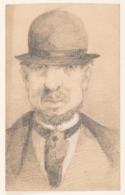 Head of a Man in Derby Hat
