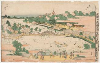 Cherry Trees in Full Bloom at Tōeizan Temple  (Tōeizan hanazakan no zu)