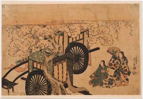 (Court Ladies by Carriage)