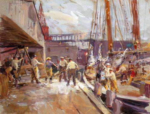 Dock Scene, Gloucester