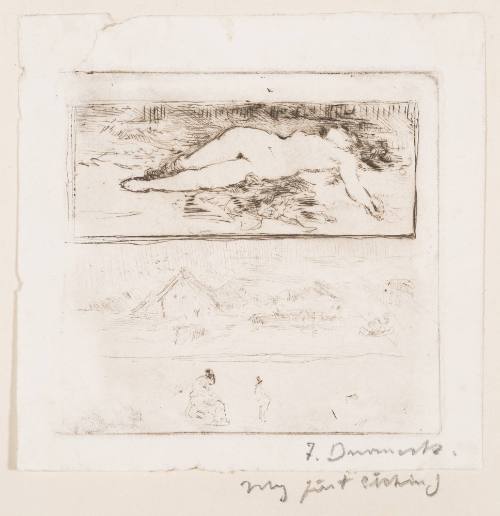 Nude Figure Lying Down