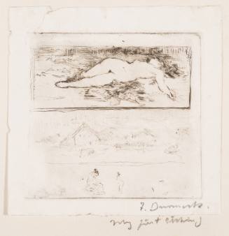 Nude Figure Lying Down