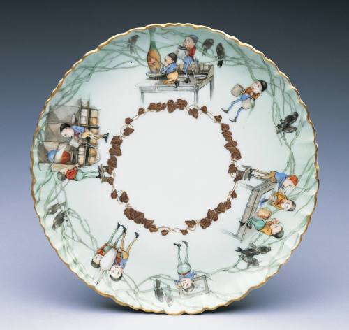Plate: Decorating Pottery at Rookwood
