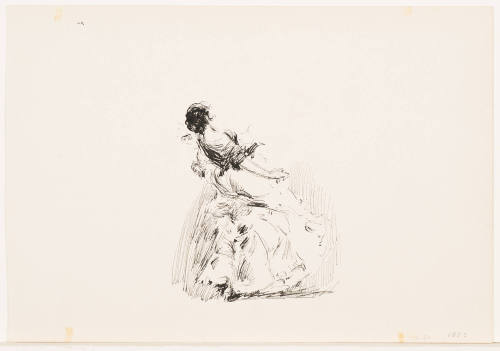 Dancing Woman (recto), Dog (verso)