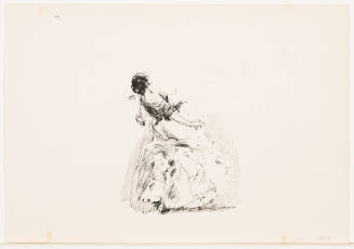 Dancing Woman (recto), Dog (verso)