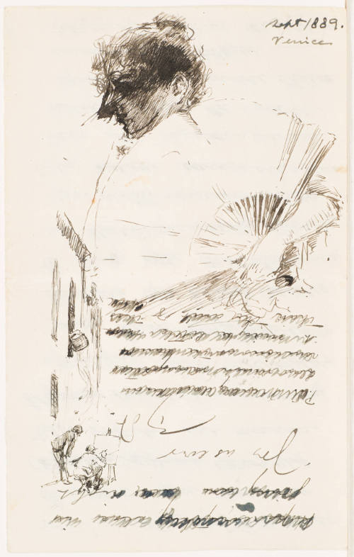 Untitled (Letter Fragment [September 1889, Venice])