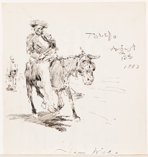 Untitled (Letter Fragment [Toledo / August 15 / 1883])