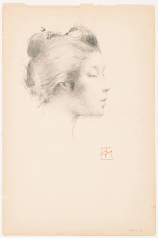 Head of Japanese Girl