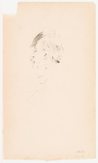 Head of Man with Glasses