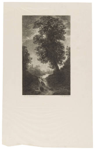 Waterfall by Moonlight