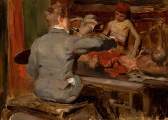 Duveneck Painting "The Turkish Page"
