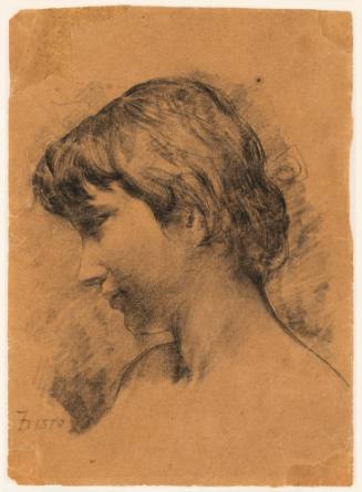 Head of a Young Girl, Left Profile View