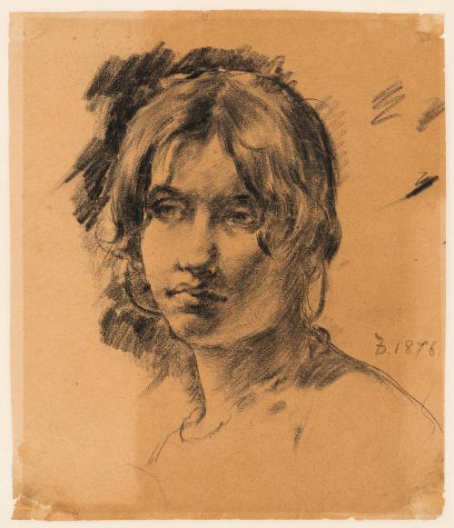 Head of a Young Girl, Front View