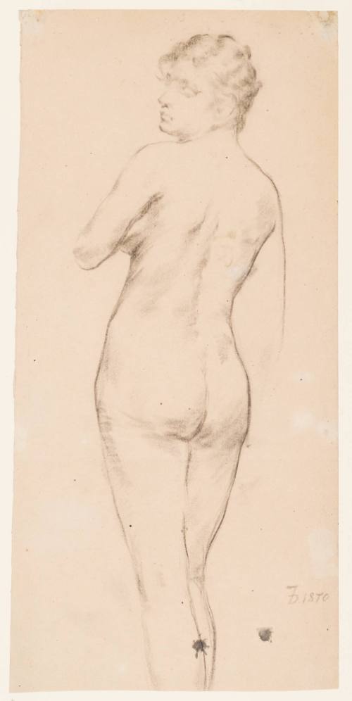 Study of Nude Figure, Standing