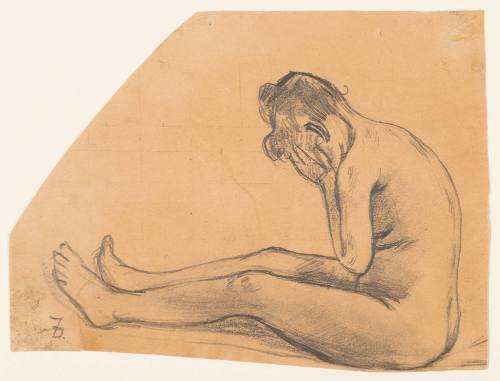 Study of Nude Figure Seated