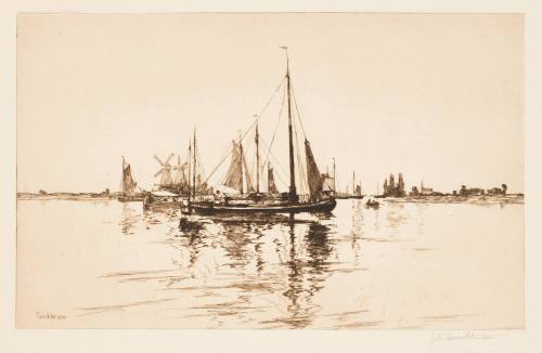 Boats on the Maas