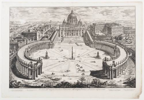 Vatical Basilica with Its Spacious Portico and Adjacent Piazza