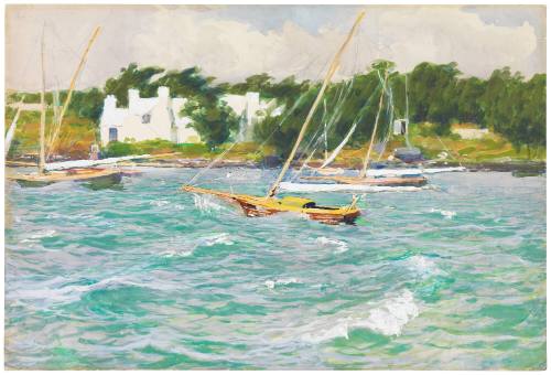 Windy Day, Bermuda Bay (possibly Scene in Bermuda or Bermuda Coast)