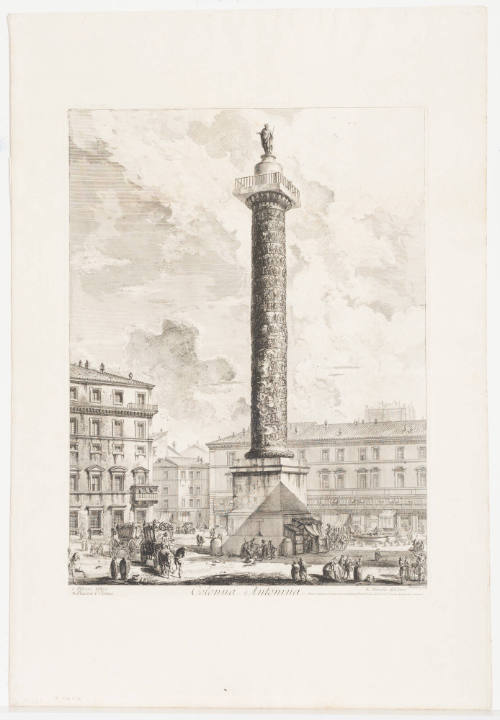 The Column of Marcus Aurelius, Upright
