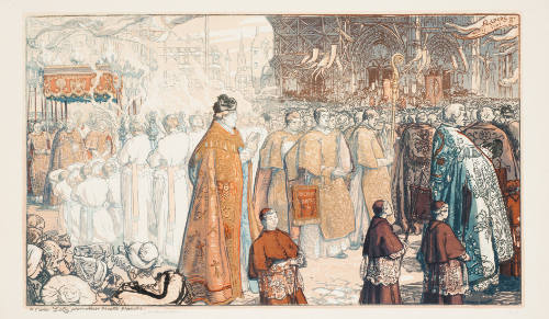 La Procession de la Fete Dieu a Nantes