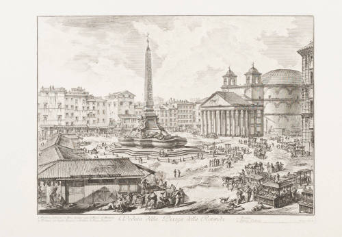View of the Piazza Della Rotonda